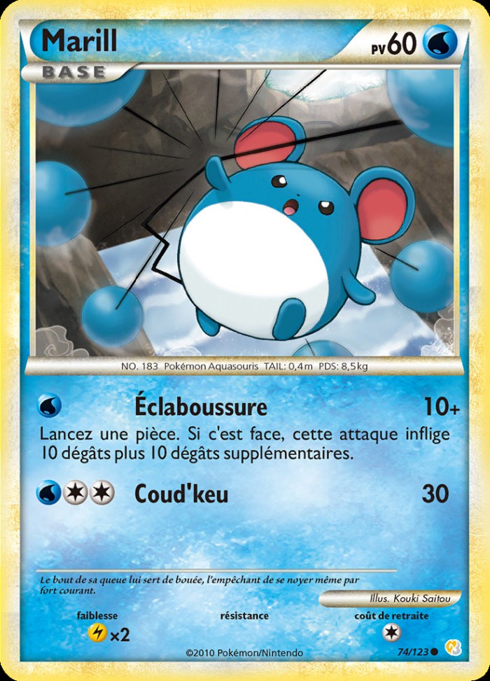 Carte Pokémon: Marill