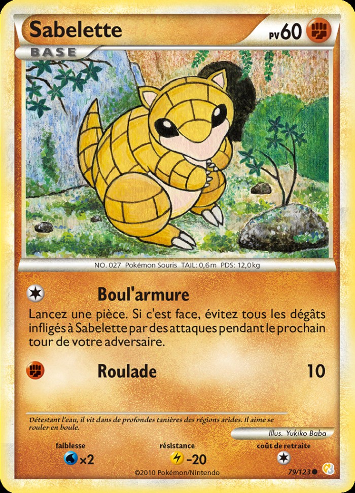 Carte Pokémon: Sabelette