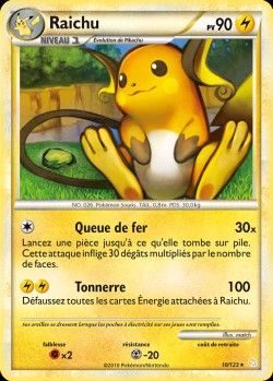 Carte Pokémon: Raichu