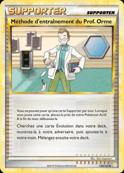 Carte Pokémon: Méthode d'entraînement du Prof. Orme