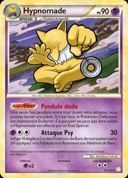 Carte Pokémon: Hypnomade