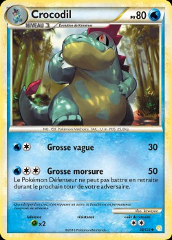 Carte Pokémon: Crocodil