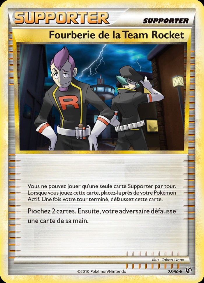 Carte Pokémon: Fourberie de la Team Rocket