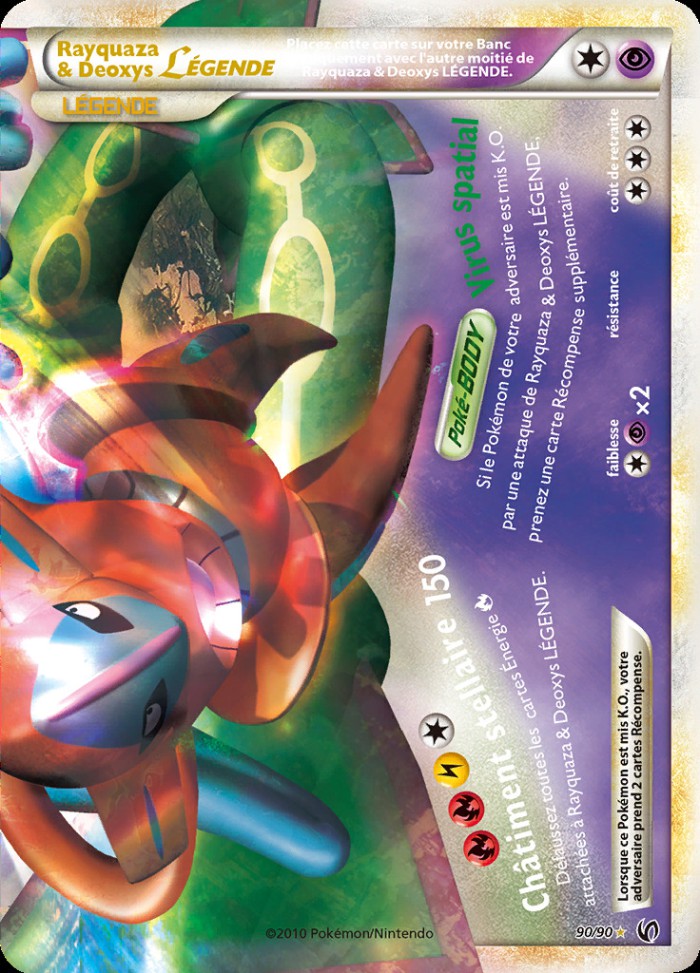 Carte Pokémon: Rayquaza & Deoxys LEGENDE