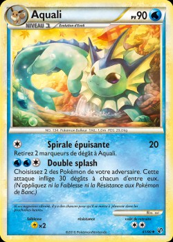 Carte Pokémon: Aquali