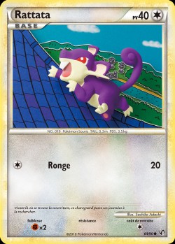 Carte Pokémon: Rattata