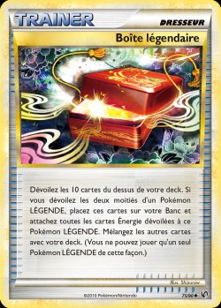 Carte Pokémon: Boîte légendaire