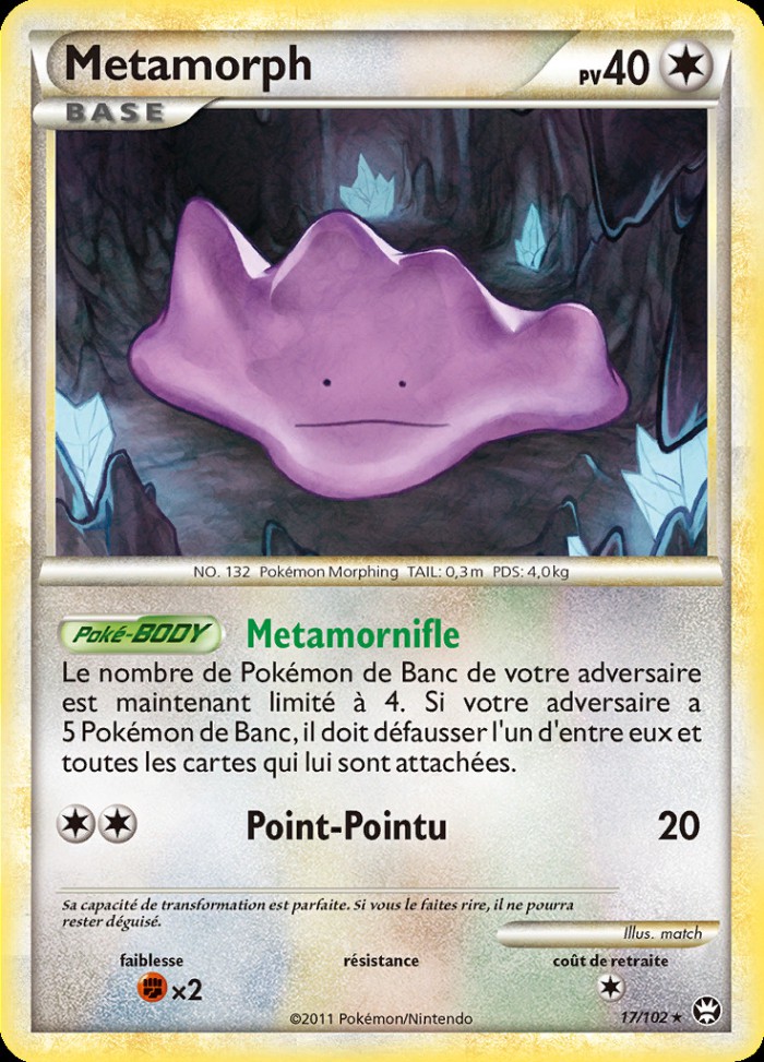 Carte Pokémon: Metamorph