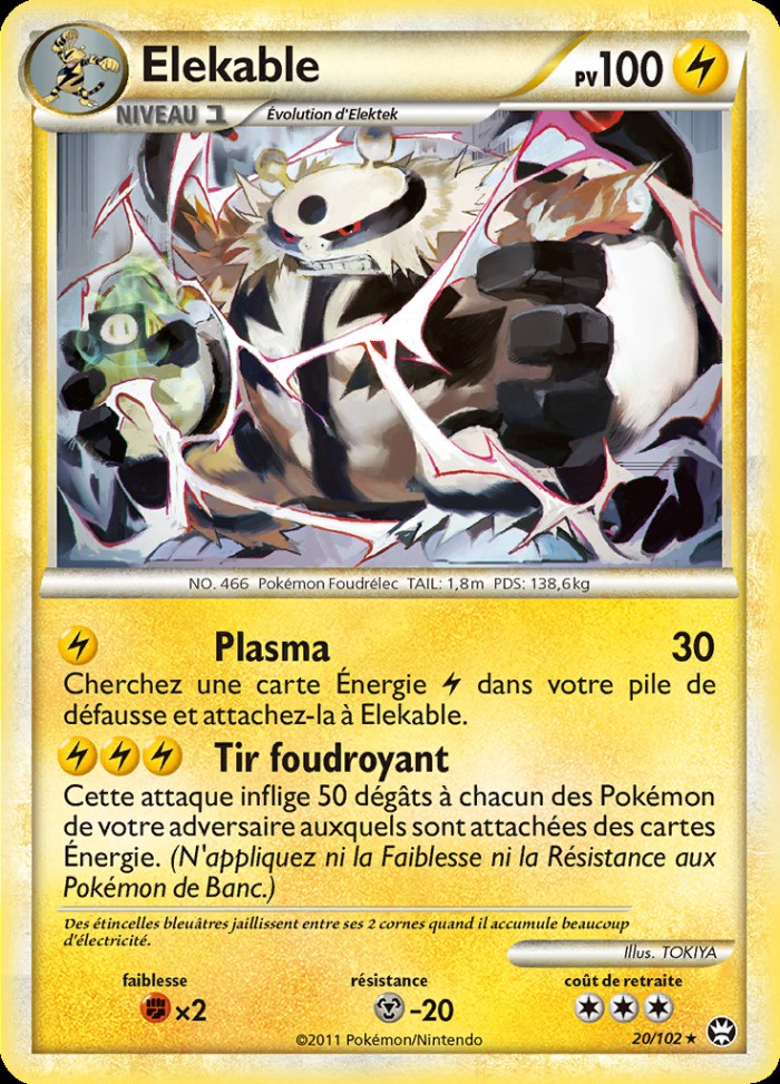 Carte Pokémon: Elekable