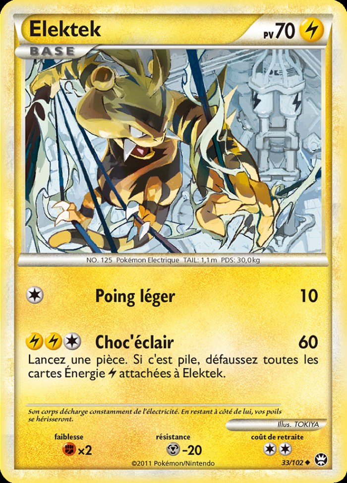 Carte Pokémon: Elektek