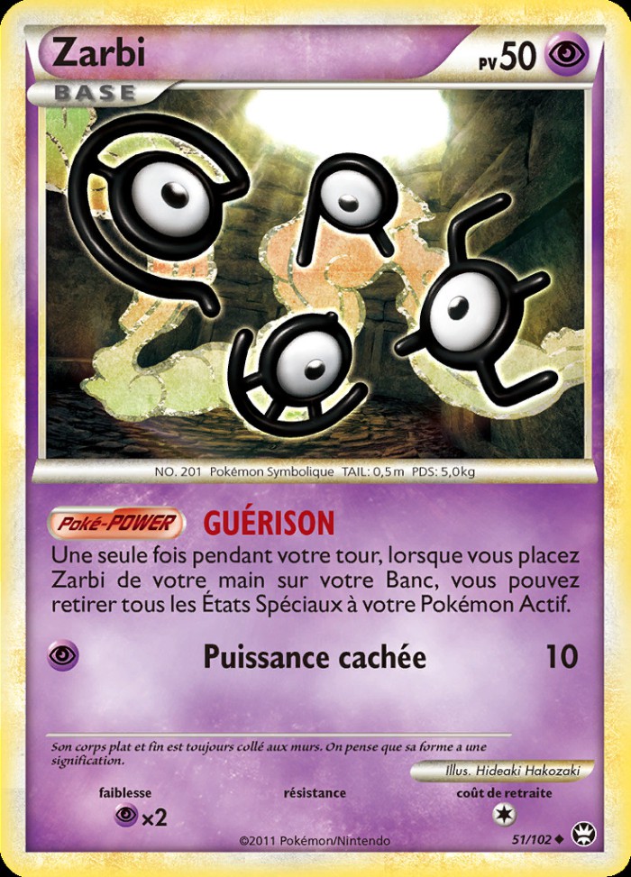 Carte Pokémon: Zarbi