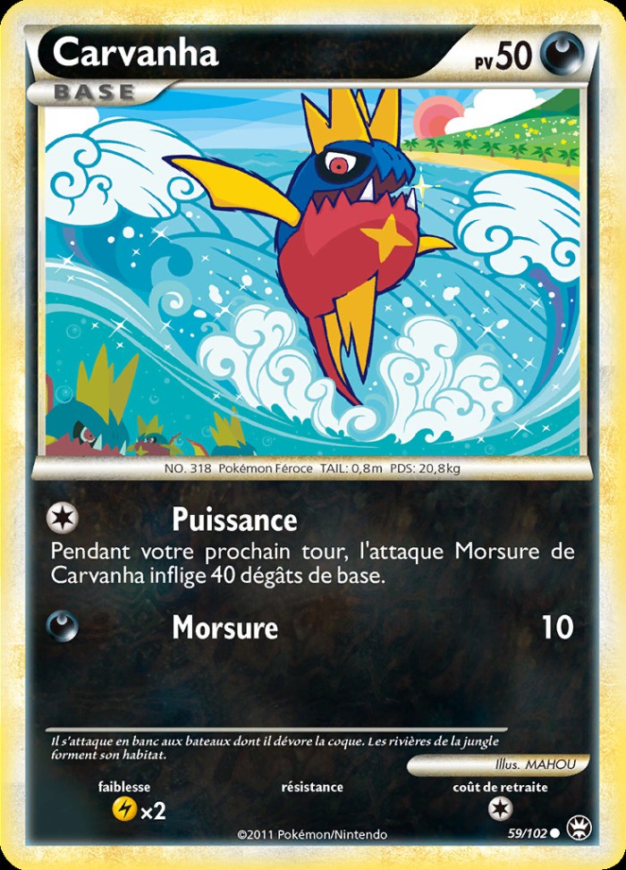 Carte Pokémon: Carvanha