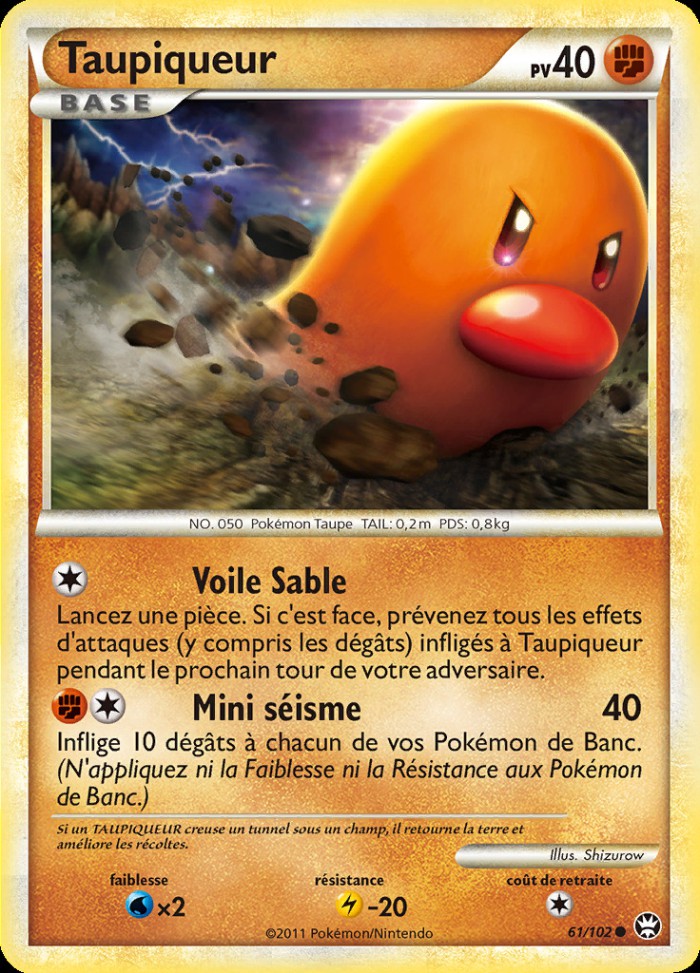 Carte Pokémon: Taupiqueur