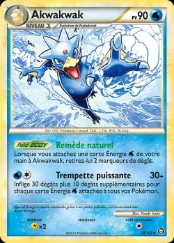 Carte Pokémon: Akwakwak