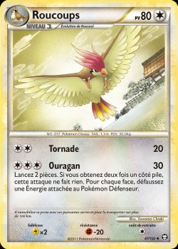 Carte Pokémon: Roucoups