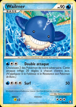 Carte Pokémon: Wailmer