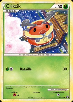 Carte Pokémon: Crikzik