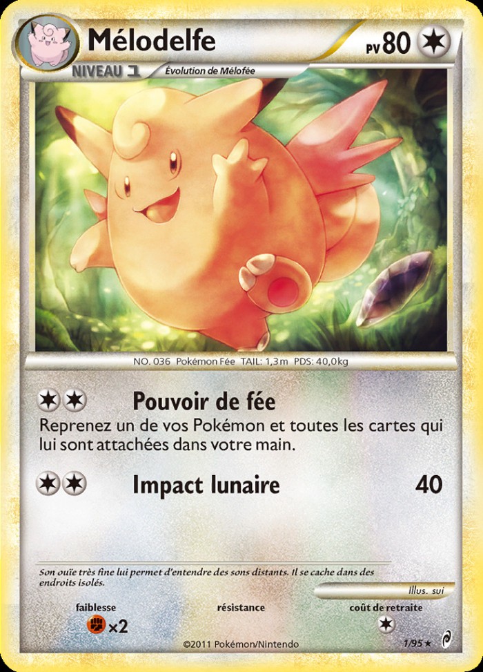 Carte Pokémon: Mélodelfe