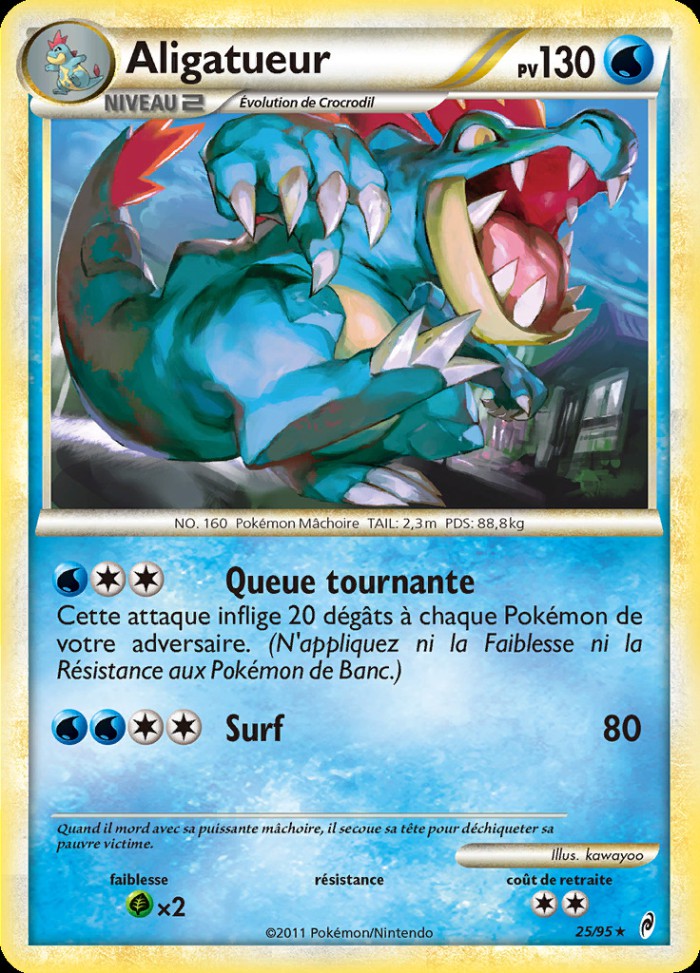 Carte Pokémon: Aligatueur