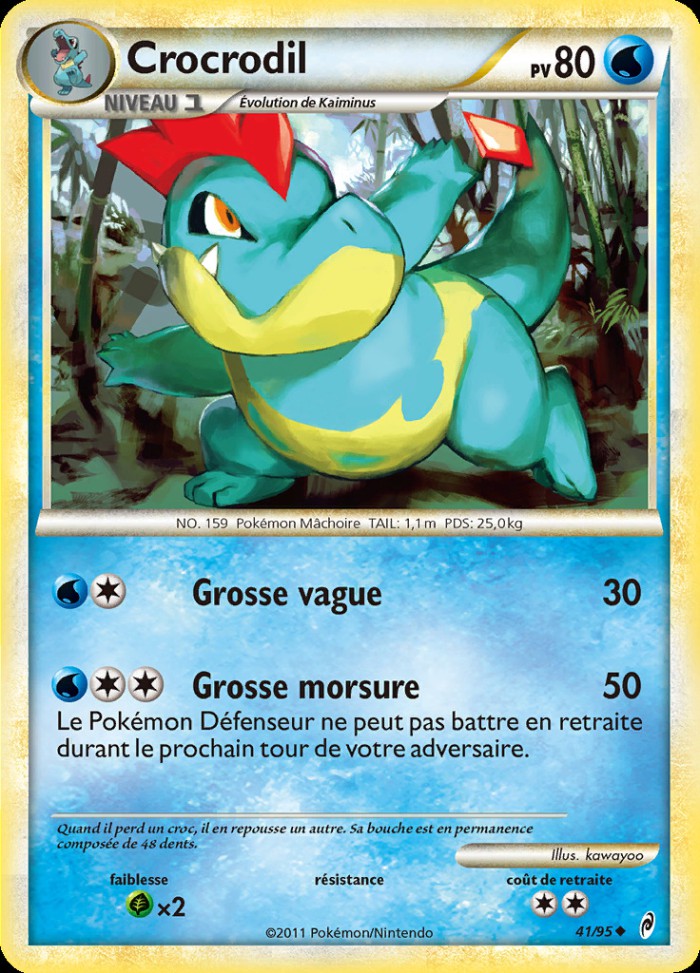 Carte Pokémon: Crocrodil