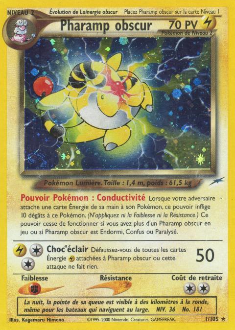 Carte Pokémon: Pharamp obscur