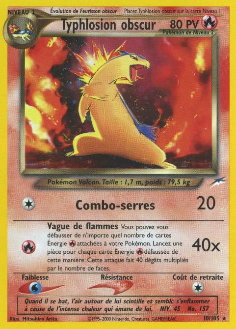 Carte Pokémon: Typhlosion obscur