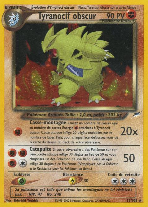 Carte Pokémon: Tyranocif obscur