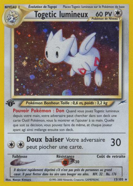 Carte Pokémon: Togetic lumineux