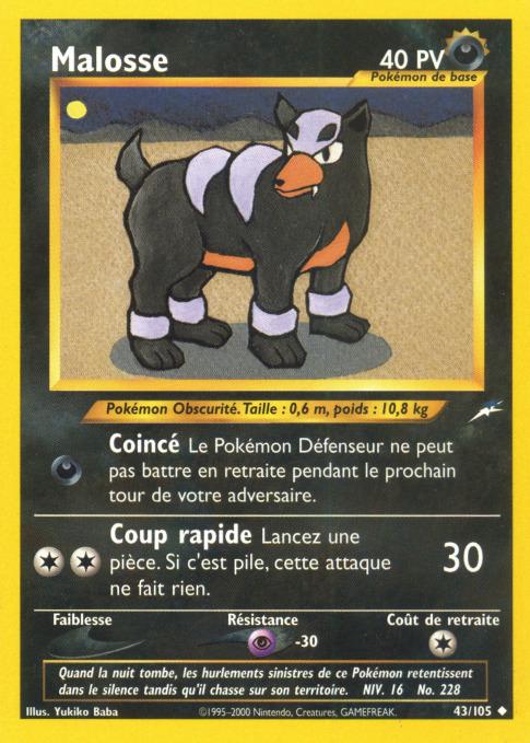 Carte Pokémon: Malosse