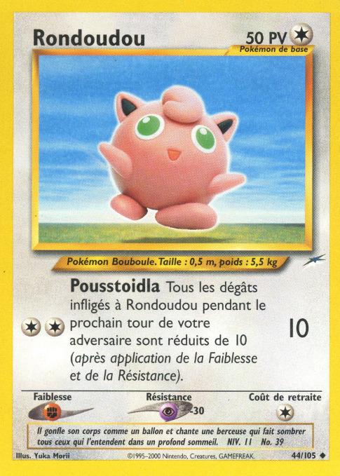 Carte Pokémon: Rondoudou