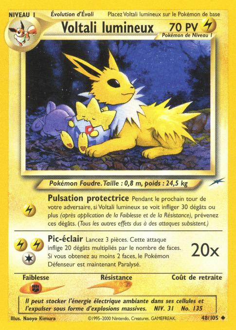 Carte Pokémon: Voltali lumineux