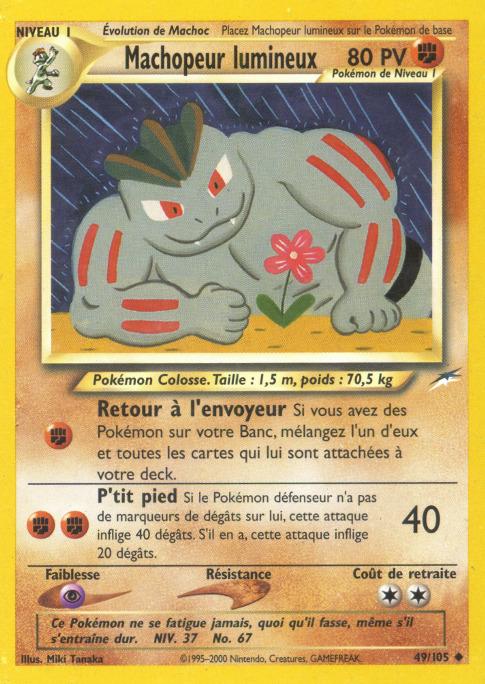 Carte Pokémon: Machopeur lumineux