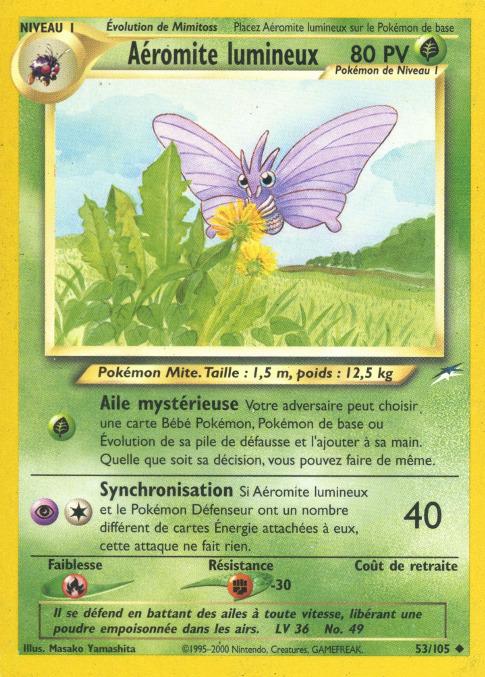 Carte Pokémon: Aéromite lumineux