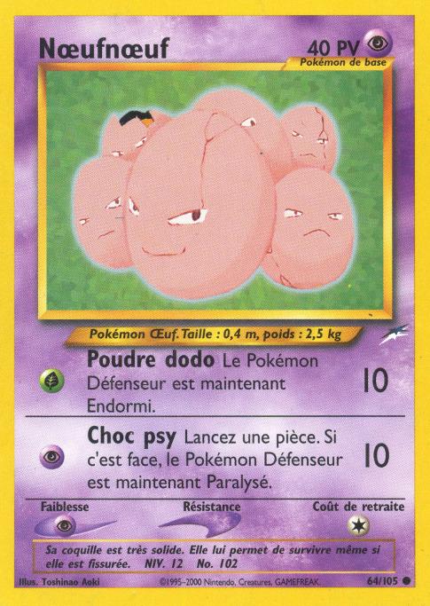 Carte Pokémon: Nœufnœuf