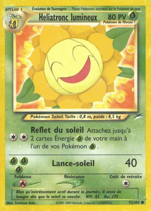 Carte Pokémon: Heliatronc lumineux