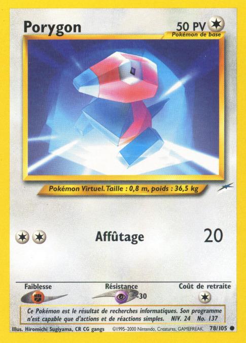 Carte Pokémon: Porygon