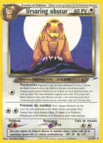 Carte Pokémon: Ursaring