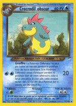 Carte Pokémon: Crocrodil