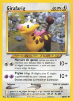 Carte Pokémon: Girafarig