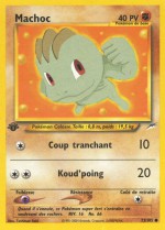 Carte Pokémon: Machoc