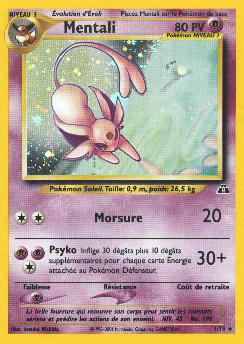 Carte Pokémon: Mentali