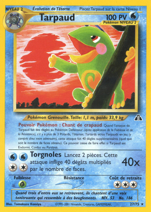 Carte Pokémon: Tarpaud