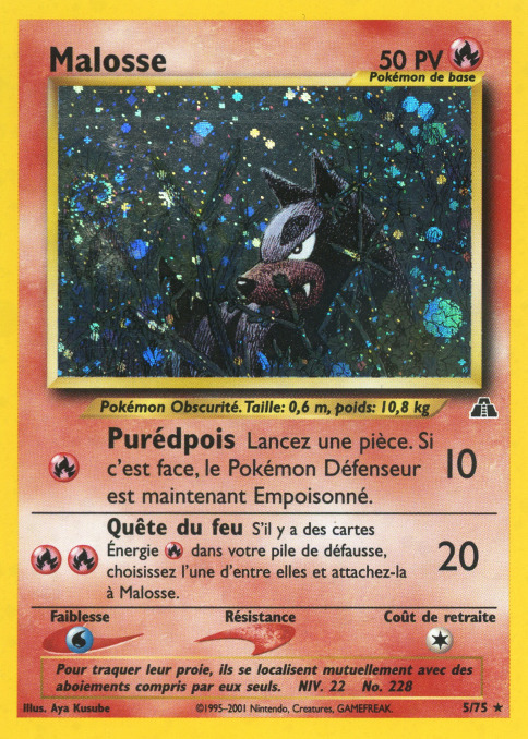 Carte Pokémon: Malosse