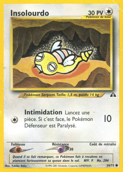 Carte Pokémon: Insolourdo