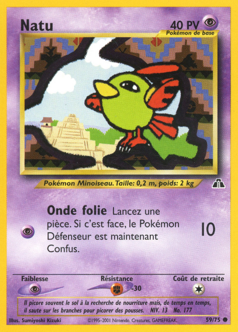 Carte Pokémon: Natu