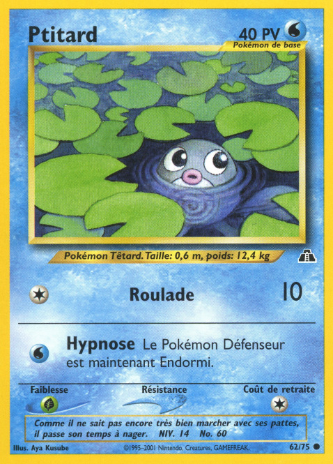 Carte Pokémon: Ptitard