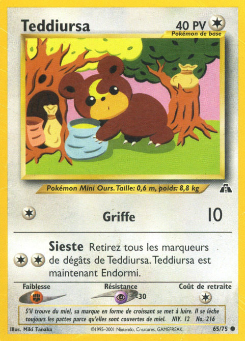 Carte Pokémon: Teddiursa