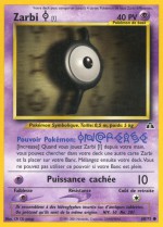 Carte Pokémon: Zarbi