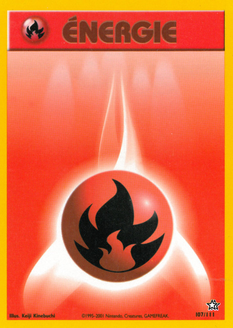 Carte Pokémon: Énergie Feu