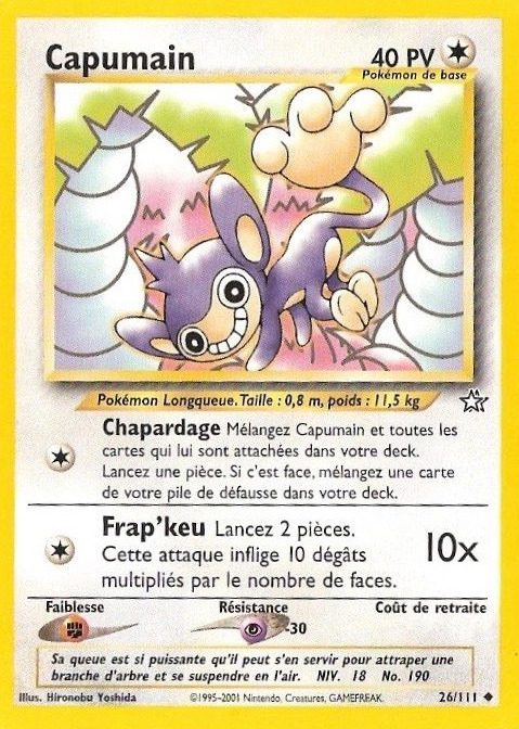 Carte Pokémon: Capumain